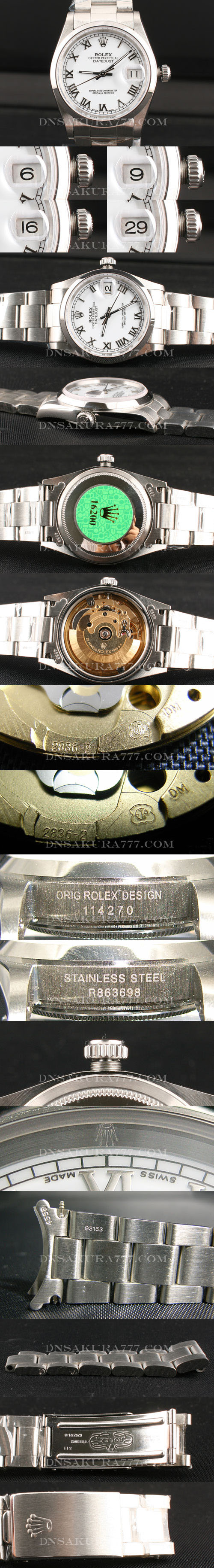 【激安腕時計】【最新改良文字盤 】ロレックス デイトジャストコピー時計 