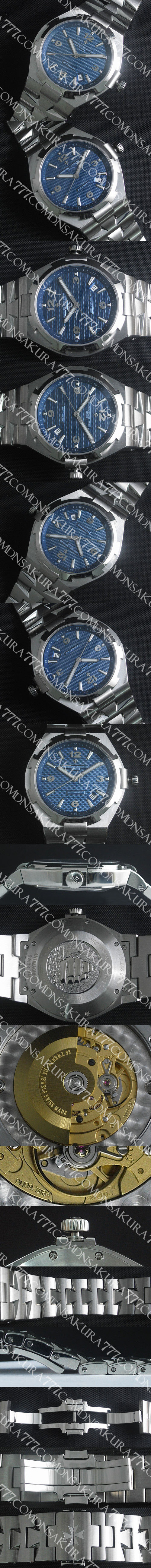 品質良好 ヴァシュロンコンスタンタンコピーSwiss SW200 ムーブメント搭載！AUTOMATIC ブルー