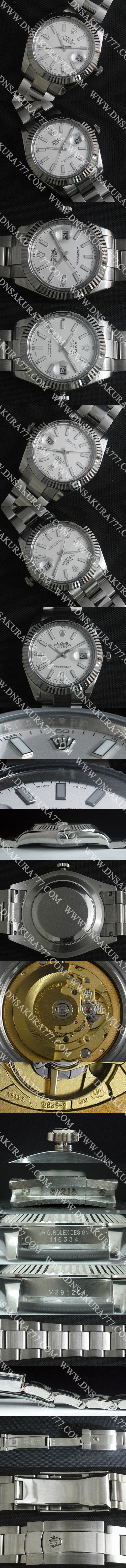 ROLEX コピー時計 デイトジャスト II Swiss ETA社 2836-2 自動巻き  カレンダー 【即発在庫有り】