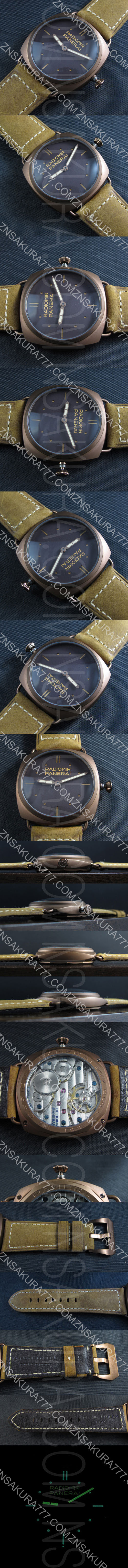 【迅速な発送】 PANERAI コピー時計 ラジオミール ビンテージ  Asian ETA製 6497搭載 夜光 手巻き