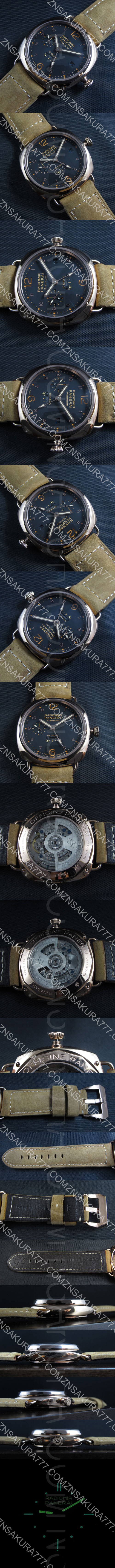 優良店 PANERAI ラジオミール PAM496 Asian 21600振動 AUTOMATIC パワーリザーブ カレンダー