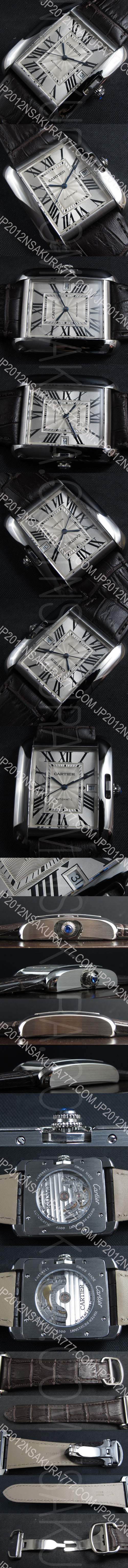 【日本国内発送】カルティエコピー時計 タンクアングレーズ，Asain ETA 2836-2