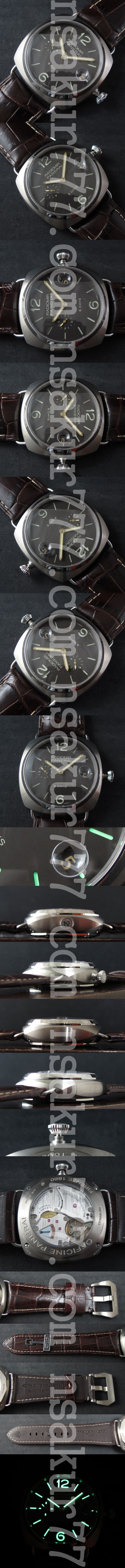 安心サービス PANERAI ラジオミール ブラック シール PAM346 Asian 21600振動 手巻き スモールセコンド  デイト表示