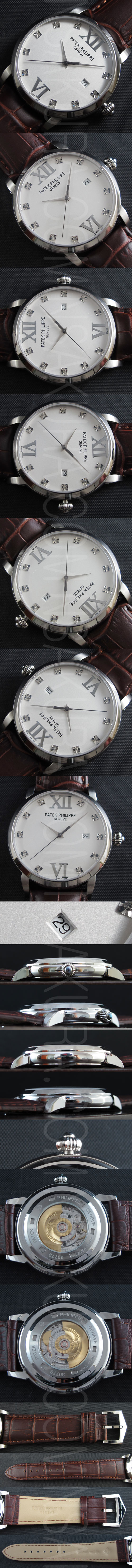 販売促進中 パテック フィリップスーパーコピー時計 Asian ETA 28800振動 Movement 自動巻き 日付表示