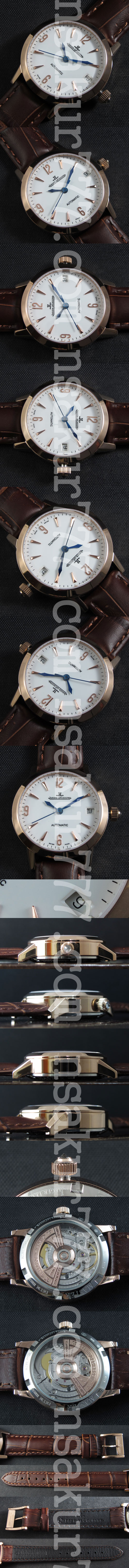 迅速な発送 ジャガー·ルクルトコピー時計 Asian ETA28800振動 Movement搭載 Automatic ホワイトダイヤル