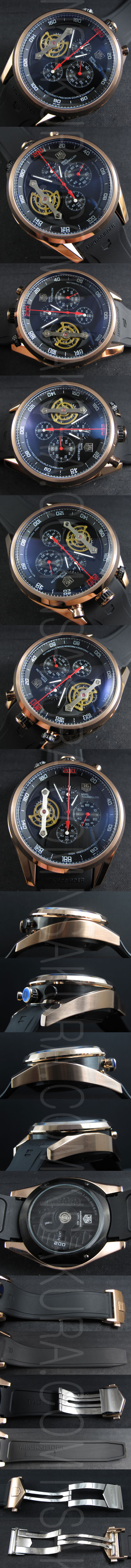 優れた品質 タグホイヤーコピー カレラ マイクロガーダー 200ウォッチ クォーツムーブメント トゥールビヨン クロノグラフ