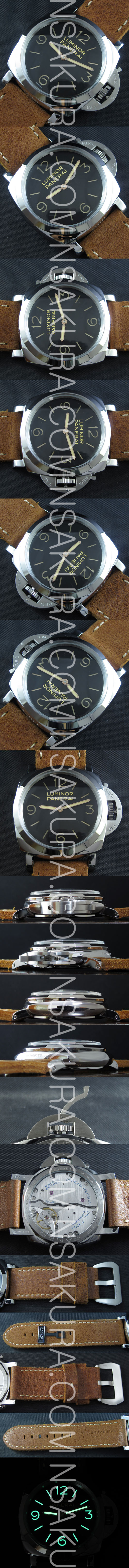 パネライ ルミノール 1950 3デイズ PAM372メンズ腕時計【ケース直径：約47MM】