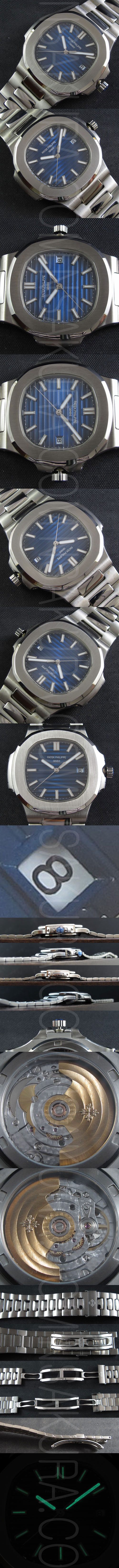 販売促進中 PATEK PHILIPPE ノーチラスウォッチ Asain ETA ムーブメント カレンダー スーパールミナンス(夜光)