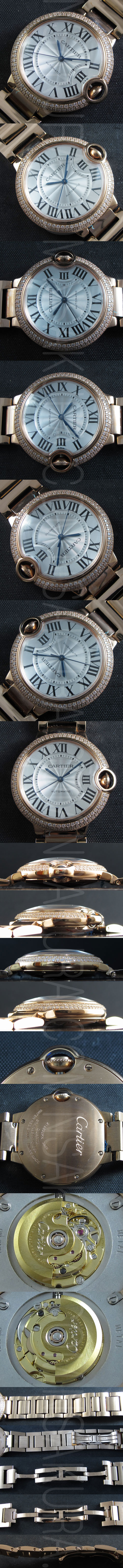 最高級コピー カルティエ バロンブルー　ミディアム Swiss ETA社 2671ムーブ搭載！