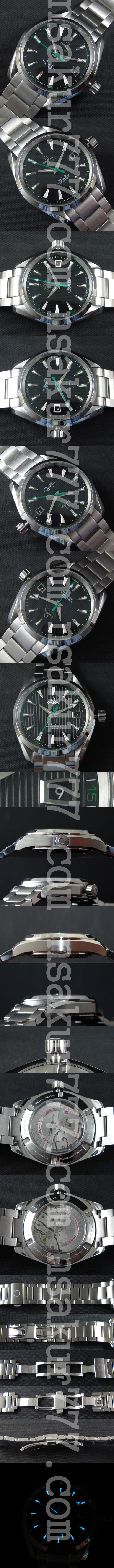 新着情報 【42 MM】オメガ シーマスター アクアテラ- , Asian ETA Movement搭載！カレンダー スーパールミナンス