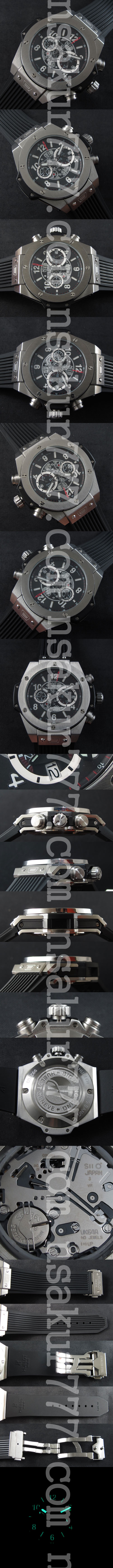 優良店舗 HUBLOT コピー ビッグバン ウニコ キング Quartz movement搭載！クロノグラフ 日付表示