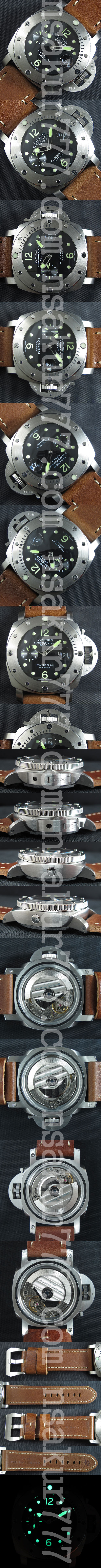 優秀店舗 PANERAI サブマーシブル pam243 スーパーコピー時計 Asian 7750搭載 AUTOMATIC ブラック文字盤 夜光