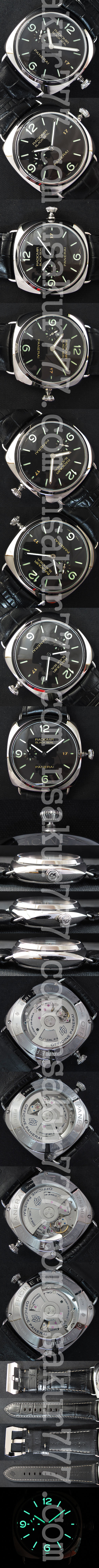 PANERAI レプリカ時計 ラジオミール ブラック シール Asian7750搭載 Automatic スモセコ 【送料無料(全国一律)