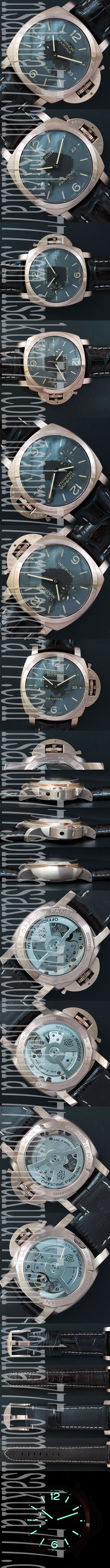 【芸能人愛用】【5気圧防水】パネライ ルミノール  PAM00393 コピー時計