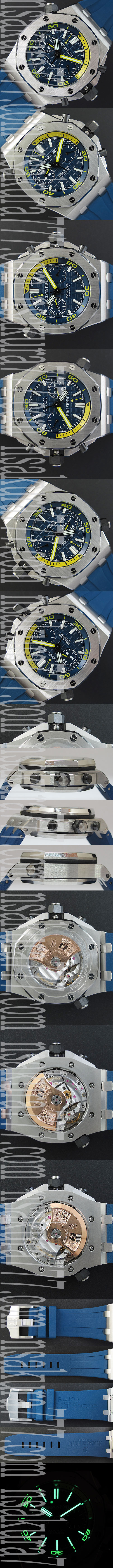 好評人気 メンズ腕時計 オーデマビゲ ロイヤルオーク 7750B-2ムーブメント搭載 クロノグラフ 自動巻き