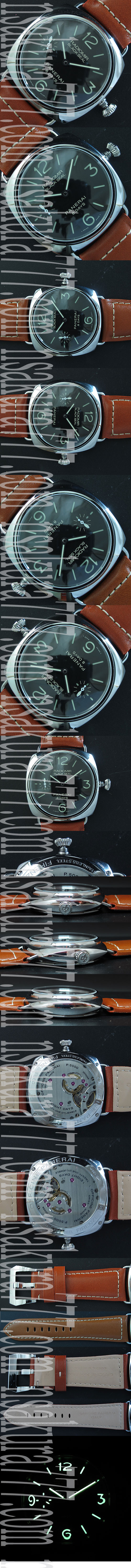 優良店 PANERAI ラジオミール ブラック シール 【PAM609、Asian 21600振動 Movement (Hand-winding) 】 スモセコ