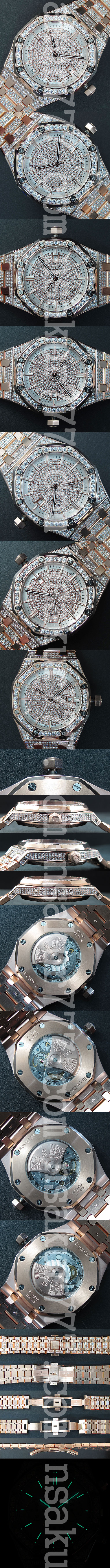 おすすめ商品 オーデマピゲ ロイヤルオーク， Asian 21600振動！オートマティック 全面ダイヤ 