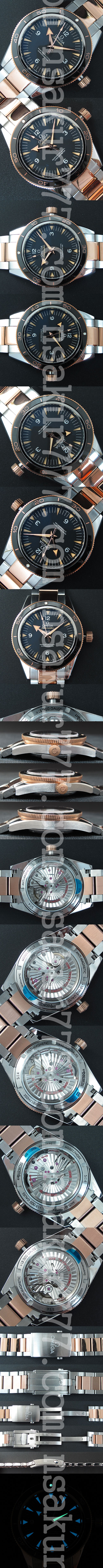 新着情報 スーパーコピー時計 オメガ シーマスター300 ヴィンテージ,Asain 21600振動 オートマティック ダークブルー 