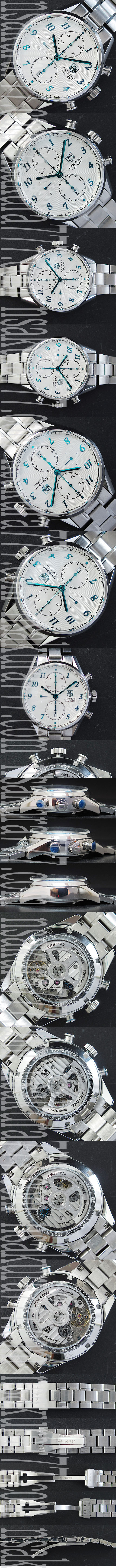 【精度も本物と同じ】タグホイヤーコピー時計  カレラ 　クロノグラブ、Asain 7750ムーブメント搭載！