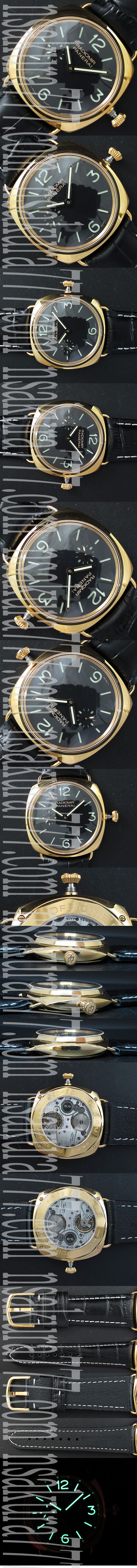 優等商品 パネライ ラジオミール PAM439 コピー時計 21600振動 手巻き スーパールミナンス(夜光) 