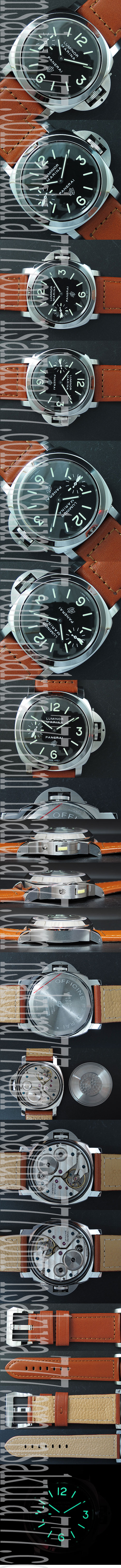 【大感謝スペシャル通販】パネライ ルミノール マリーナ ロゴ PAM00005 手巻き！スーパールミナンス(夜光) 