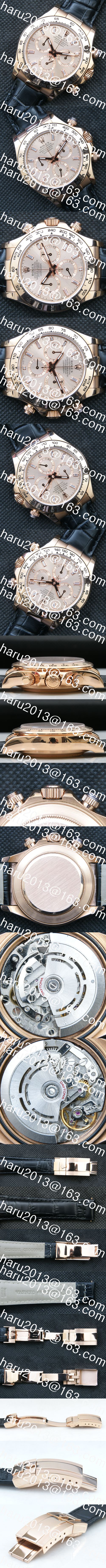 【おすすめ商品】ロレックスデイトナエバーローズゴールド Asian 7750搭載 28800振動