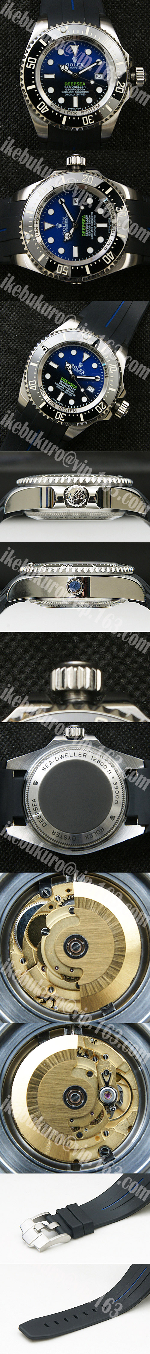 【日本紳士腕時計】ROLEX シードゥエラーディープシー  Asian ETA社 2836-2　ムーブメント搭載！