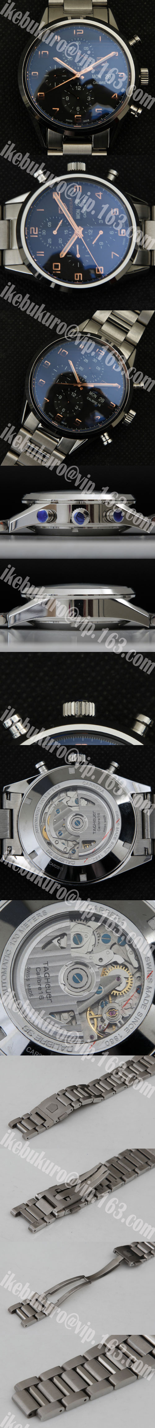 タグ.ホイヤーコピーブランド時計、 カレラ　タキメーター16 Asian 7750搭載 28800振動