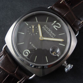 安心サービス PANERAI ラジオミール ブラック シール PAM346 Asian 21600振動 手巻き スモールセコンド  デイト表示
