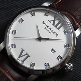 販売促進中 パテック フィリップスーパーコピー時計 Asian ETA 28800振動 Movement 自動巻き 日付表示