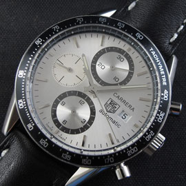 【おすすめ商品】 TAG HEUER カレラ ブランドコピー時計 新開発自動巻廉価版 7750搭載 クロノグラフ カレンダー    