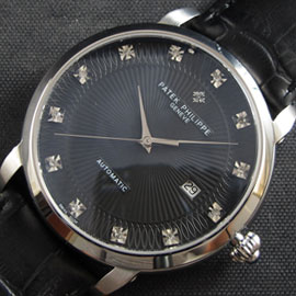 ご愛好 PATEK PHILIPPE レプリカ時計 カラトラバ，Asian ETA 搭載 28800振動 自動巻き 日付表示