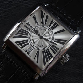【メンズ腕時計】 FRANCK MULLER カサブランカ マスタースクエアー デイト ASAIN ETA Automatic シルバー