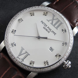 便利な買い物 PATEK PHILIPPE 時計 カラトラバ Asian ETA 搭載 AUTOMATIC カレンダー 全面ダイヤ