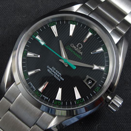 新着情報 【42 MM】オメガ シーマスター アクアテラ- , Asian ETA Movement搭載！カレンダー スーパールミナンス