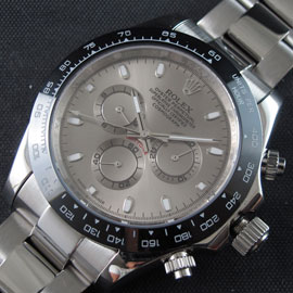 全国お届け ロレックス デイトナ Asian 21600振動 ムーブメント搭載！クロノグラフ ルーレット刻印 シルバー