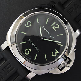 出来栄えの良いPANERAI ルミノール マリーナ PAM000 コピー時計 Asian Unitas 6497搭載 手巻き ラバーベルト