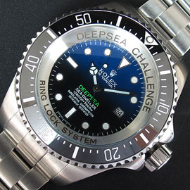 【日本優秀店舗】 ROLEX ロレックス ディープシー チャレンジコピーn級ブランド時計 Asian eta搭載  ブルーダイヤル カレンダー