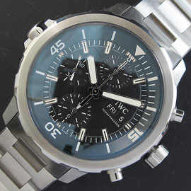 【日常生活防水】 IWCコピー時計 アクアタイマー・Asian7750搭載 クロノグラフ オートマティック カレンダー