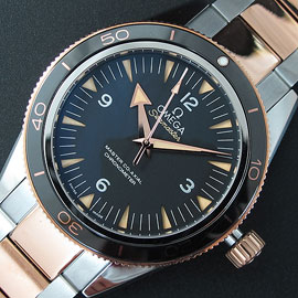 新着情報 スーパーコピー時計 オメガ シーマスター300 ヴィンテージ,Asain 21600振動 オートマティック ダークブルー 