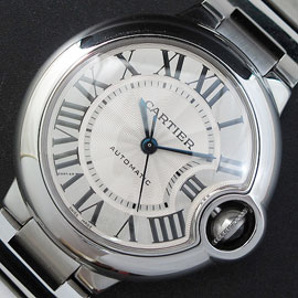 【入手困難限定品】カルティエ バロンブルーSwiss ETA ムーブメント搭載！オートマティック シルバー