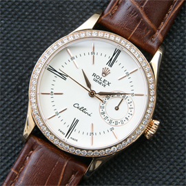 【送料込税金込】ロレックスコピー  チェッリーニ　タイム、Asain ETA 2825 ムーブ搭載！