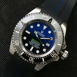 迅速な発送 ロレックス ROLEX シードゥエラーディープシー, Asian 21600振動ムーブ搭載! ブルー文字盤 カレンダー