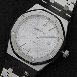 ご信頼時計屋 オーデマピゲ AUDEMARS PIGUET ブランドコピー時計 ロイヤルオーク Ref.15400 V2 JF工場 Cal.3120搭載 自動巻き