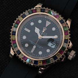 【購入手続きが簡単】 ヨットマスター YACHT-MASTER コピー時計 40 ref.116695 SATSBP 工場 21600振動 自動巻き デイト