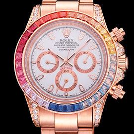 【最短1週間で到着】ロレックスBASELWORLD コスモグラフ デイトナ 116595RBOW オートマティック スーパールミナンス(夜光) 3連ジュビリー