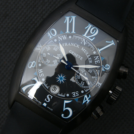 【優れた品質】 フランクミュラー FRANCK MULLER  カサブランカ コピー時計 Asian 7750搭載 28800振動 自動巻き クロノグラフ