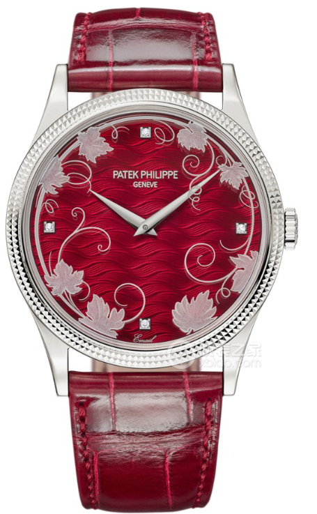 Patek Philippeカラトラバ 5177G-052 プラチナ＆レッドダイアル、知る人ぞ知る至高の一枚